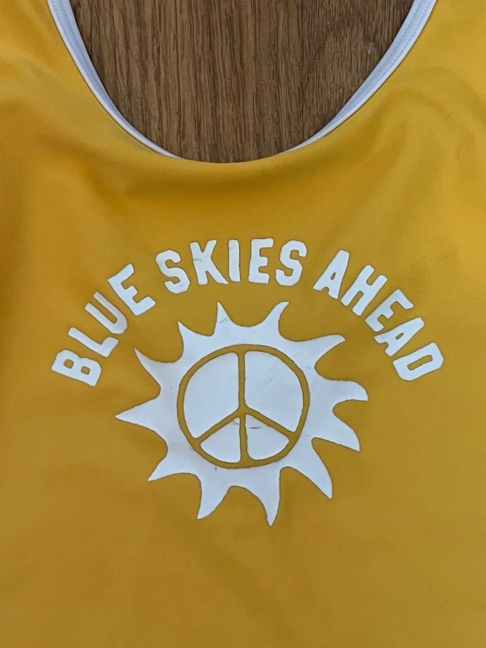 Old Navy girls yellow swimsuit XL 12